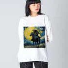 D・R・EのSAMURAI ビッグシルエットロングスリーブTシャツ