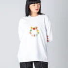 sailixxのcutefriends_仲間 ビッグシルエットロングスリーブTシャツ