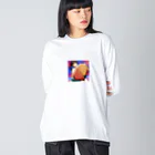 ほっこり絵音舎の巨大タンバリン Big Long Sleeve T-Shirt