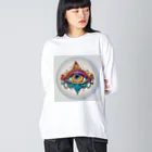 Persona MoMのオレンジの第3のeye Big Long Sleeve T-Shirt