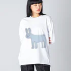 なりのわか。のわたしから見たホッキョクウサギ Big Long Sleeve T-Shirt