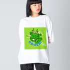 森本雄也の石見神楽_八岐大蛇＠forestgreen Big Long Sleeve T-Shirt