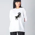 CyberArmadilloのメーシャ (牡羊座) Mesha (Aries) Big Long Sleeve T-Shirt