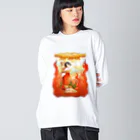 🐇ホワイトラビット(Lv.4)🐍のMARRY JANE DA ARC ビッグシルエットロングスリーブTシャツ