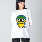 いんこ屋堂のルリコンゴウインコ Big Long Sleeve T-Shirt