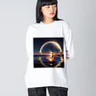 3tomo6's shopのRainbow Ring ビッグシルエットロングスリーブTシャツ