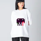 Rb【奇抜なデザイン】のドットの魔物 Big Long Sleeve T-Shirt