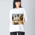 サーフサイドファッションのパームサイド Big Long Sleeve T-Shirt