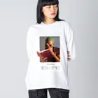 booksホントノジカンのブロンド ビッグシルエットロングスリーブTシャツ