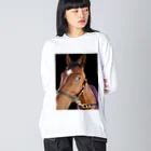 Macrovista マクロビスタの子猫サクラ Big Long Sleeve T-Shirt