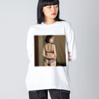 MatureWomanCollectionの伊藤 絵理子 Big Long Sleeve T-Shirt