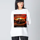 ｱｰﾄｷﾞｬﾗﾘｰ こっそり堂 (笑のChevy Camaro Z28 Oklahoma モンスターマシーン Big Long Sleeve T-Shirt