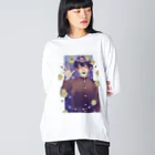 愛薔 理玖のはろぴー愛薔 理玖 Big Long Sleeve T-Shirt