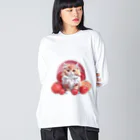 uncle-Toshiの果物と子猫 Big Long Sleeve T-Shirt