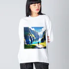 D-aerialのファンタジー世界のグッズ Big Long Sleeve T-Shirt