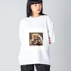 seven20sの仲良しワンコ Big Long Sleeve T-Shirt