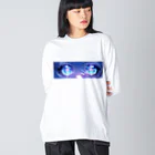 すけまめ商店のA:eyes focus Big Long Sleeve T-Shirt