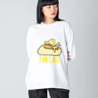 チョコミントの波乗りバター Big Long Sleeve T-Shirt