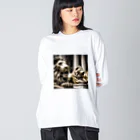 ごった煮　≪シフト制クリエイター集団≫の鎮座する金獅子 Big Long Sleeve T-Shirt