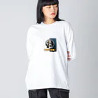 OdenChikuwabuの希望犬「自己信頼」 Big Long Sleeve T-Shirt