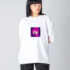 360の和風　サイバーパンク Big Long Sleeve T-Shirt