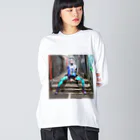 shiba9のパンクガール Big Long Sleeve T-Shirt