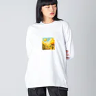 PiXΣLのvibrant yellow / type.1 Big Long Sleeve T-Shirt