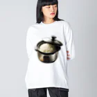 脂身通信Ｚの炊きたて。_240121 Big Long Sleeve T-Shirt