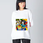 あかいはちの南国スイーツ Big Long Sleeve T-Shirt