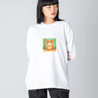 cleargのハムスター大好き Big Long Sleeve T-Shirt