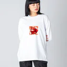 AutoArtistryのかわいいシーサーのアニメ風イラストグッズ Big Long Sleeve T-Shirt