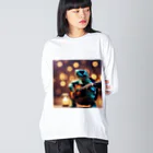 Mako Goodsのギター好きな亀たん Big Long Sleeve T-Shirt