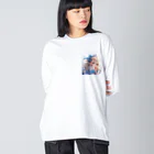 シルバームーンコーストの金髪少女シリーズ1 Big Long Sleeve T-Shirt