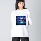 MargueriteのDream lake ビッグシルエットロングスリーブTシャツ