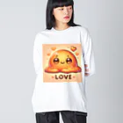 スライムショップのラブスライム Big Long Sleeve T-Shirt