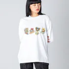 猫のきぬくんのお店のれおまるくん一家　雪山ツアー Big Long Sleeve T-Shirt