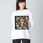 k.a.u.j.7のほのぼのとしたクリスマス Big Long Sleeve T-Shirt