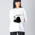 Simizimi_sizimiのしみじみ しじみ ビッグシルエットロングスリーブTシャツ