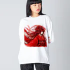 chocotamaの日本女性 Big Long Sleeve T-Shirt