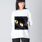 クロネコ屋のクロネコちゃん Big Long Sleeve T-Shirt