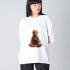 Chi3のアジアの女神の祈り Big Long Sleeve T-Shirt