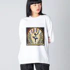 mana美術のバレリーナ Big Long Sleeve T-Shirt