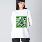 jacoeのGreen is the New Black ビッグシルエットロングスリーブTシャツ