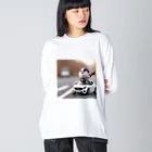 YoChan_hokkaidoのかわいいシマエナガくん Big Long Sleeve T-Shirt