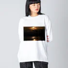 amendeのサンセット西湘 Big Long Sleeve T-Shirt