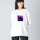 TEPORAの果物を食べるハエ Big Long Sleeve T-Shirt