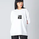 cc-akの白黒風景 ビッグシルエットロングスリーブTシャツ