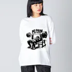 BlueOcean987のNO PAIN NO GAIN ゴリラベンチプレス Big Long Sleeve T-Shirt