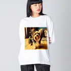 Dog Selectionの惹かれる！可愛さ満点のヨーキーアイテム Big Long Sleeve T-Shirt