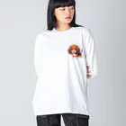 Dog Selectionのミニチュアダックス　女の子　アイテム Big Long Sleeve T-Shirt